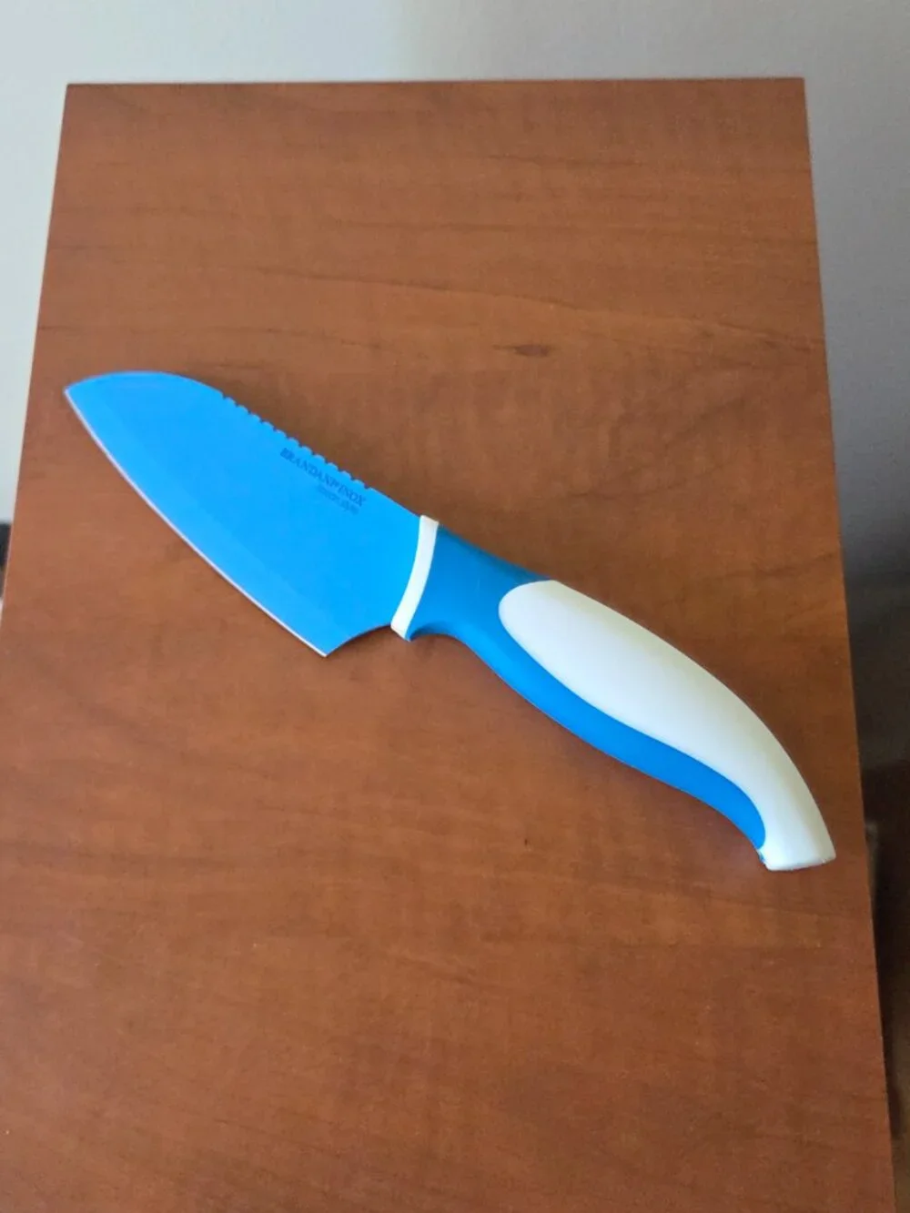 🐟 Brandani Inox Italian Style Knife Blue - Kitchen Cutlery - for Fish Descaling